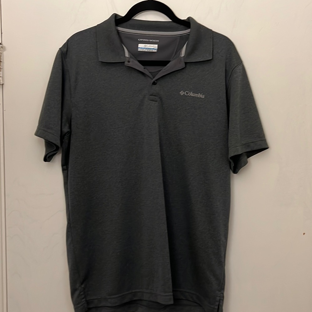 Grey Columbia Men’s Polo